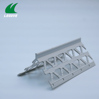 Profilé d'angle en PVC co-extrudé blanc Leguwe, protection d'angle flexible pour cloisons sèches, écologique, durable, design moderne