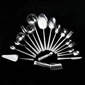 Ensemble de couverts de mariage haut de gamme de 24 pièces, fourchettes, cuillères, boîte en bois dorée, couverts en acier inoxydable - Product Image 6