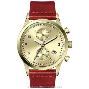 Nouveau luxe pour hommes et femmes montre en or rose complet <span class=keywords><strong>chrono</strong></span> boîtier et bracelet en acier inoxydable 316L U2674 - Product Image 6