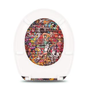 Abattant de toilette moderne en forme de O, à fermeture rapide, en résine urée, à fermeture lente, pour toilettes fermées, design unique - Product Image 4