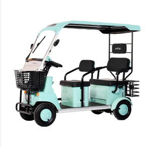 Scooter Eléctrico de Movilidad para Personas Mayores de Tres Plazas Yisen Hong Kong 2024E50, Fabricado en Hong Kong para el Ocio Familiar y Niños - Product Image 3