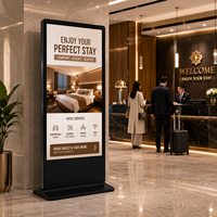 Kiosque d'orientation numérique à écran tactile pour affichage d'informations dans les hôtels, aéroports et hôpitaux