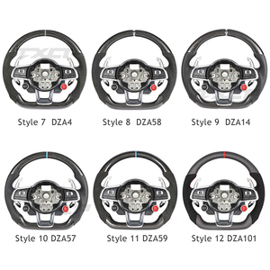 Volant en cuir intégral compatible avec Volkswagen Polo <span class=keywords><strong>gti</strong></span> Scirocco Jetta Passat GTS GTE GLI R-Line <span class=keywords><strong>Golf</strong></span> 6 Mk4 Mk5 Mk7 GTD CC Polo - Product Image 4