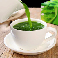 Échantillon gratuit de prix en vrac de poudre de matcha de qualité biologique pure emballée dans une boîte de sachets, sac, tasse, bouteille pour thé amincissant
