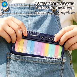 NUEVO <span class=keywords><strong>Piano</strong></span> de Juguete con Pantalla Táctil Rainbow Light para Niños, Teclado Electrónico Portátil de 13 Teclas, Juguetes Musicales de Aprendizaje Temprano para Niños Pequeños, CE - Product Image 5