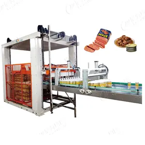 गर्म बिक्री कैनिंग मछली मांस पैकिंग लाइन स्वचालित मांस खाद्य डिब्बाबंदी मशीन संयंत्र उत्पादन लाइन