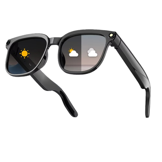 Intelligent Eyewear 8MP Camera Smart Shooting Glasses AI Translation Voice Assistant  Call Music Audio Glasses Headset