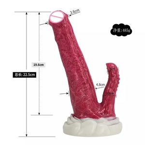 NNSX <span class=keywords><strong>haute</strong></span> qualité réaliste Double têtes sexuel réel pénis Silicone gode adulte Sexy jouets aspiration gode pour les femmes - Product Image 6