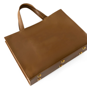 Custom Design High Quality PU Ladies Handbag Durable Button Closure Unique Style Waterproof Lightweight Large Capacity for Sale - Product Image 5