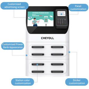 Ücretsiz yazılım ücreti 8-slot taşınabilir güç banka kiralama istasyonu POS makinesi ile paylaşılan güç banka istasyonu - Product Image 4