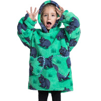 Vente en gros de sweat à capuche surdimensionné avec personnage imprimé cerf de dessin animé personnalisé pour grands bébés et enfants