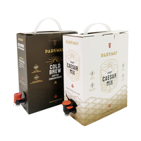 Sac souplesse aseptique recyclable personnalisé de 5 litres avec valve pour huile extra vierge, pâte de fruits, sirop enzymatique, huile d'olive comestible - NY/PE+PE