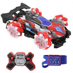 Nouvelle voiture télécommandée avec lumières LED, jouets musicaux, 2 modes de contrôle, jouet tout-terrain, pulvérisation automatique, voiture de drift RC - Product Image 1