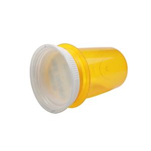 Hochwertige Kunststoff-Apotheken verpackung Reversible Cap Vials Thumb Tab Pill Bottle - Product Image 5