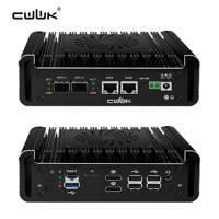 Mini PC CWWK S1 N150 Firewall con 2x 82599ES 10G SFP+ y 2x i226V 2.5GbE Lan, Micro Dispositivo OPNsense Router, Hardware Informático para Laboratorio en Casa