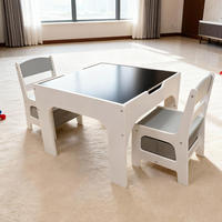 Table sensorielle en bois Montessori, table d'activités pour enfants, table de jeu et ensemble de chaises pour enfants
