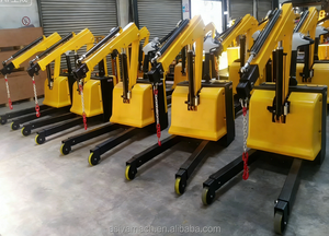 लिफ्ट उपकरण के लिए 1 टन 2 टन पोर्टेबल बैटरी ट्रॉली इलेक्ट्रिक मिनी क्रेन फर्श क्रेन - Product Image 4