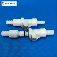 Sinoone Plastic Female Kupplungs körper 1/4 "Barb Flow Alle Kunststoff-Schnell anschlüsse POM EPDM O-Ringe für die medizinische Schönheits industrie
