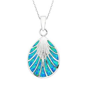 Jewel 925S Jewel Factory Opali Opal Pendentifs White Opal Zirconia Pendentifs Bijoux Femme Boutique en ligne - Product Image 3