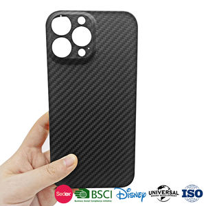 Étui de téléphone en Fiber de carbone d'aramide de kevlar véritable pour Iphone 14 13 12 Pro Max Mini pour téléphone Samsung étui de téléphone en Fiber d'aramide - Product Image 6