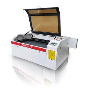 9060 80 Wát CNC máy cắt laser cho quần áo dệt vải với tự động cho ăn và CCD máy ảnh