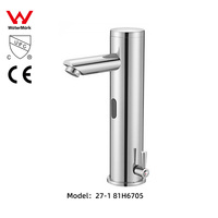 Robinet de lavabo de salle de bain intelligent et automatique de luxe 2026, sans levier, avec capteur infrarouge pour lavage des mains