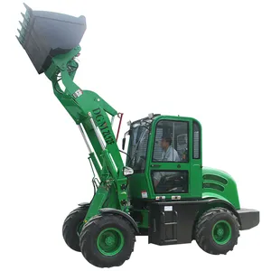 New Condition Hydraulic Pallet Fork Mini Shovel Small Wheel Loader In Germany