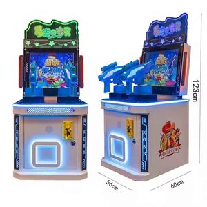 Máquina de Juego Interactiva con Monedas, Tipo Gatling Gun, 2025, para Uno o Dos Jugadores, Entretenimiento Familiar, Voltaje 220v - Product Image 1