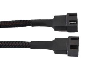 SW 3/4-Pin CPU-Lüfter Y-förmiger Verteiler 1 zu 4 Wege Pulsweitenmodulation Lüfter mit PVC-Isolierung für Computer-Gehäuse-Hub - Product Image 2