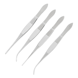 คีมจับเนื้อเยื่อตาสแตนเลส คีมจับเนื้อเยื่อละเอียด คีมจับเนื้อเยื่อสำหรับการผ่าตัดทางการแพทย์ คีมจับเนื้อเยื่อ คีมจับสำลี - Product Image 4