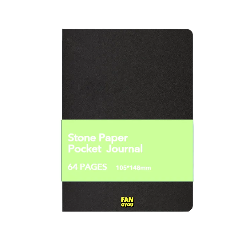 Journal en papier de pierre à coudre Amazon 2023 fils avec logo personnalisé matériau imperméable planificateur de papier de pierre d'extérieur pour la randonnée