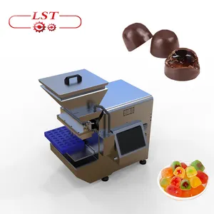 Máquina dispensadora de dulces de gelatina y chocolate, nuevo diseño, relleno central, gummy one shot