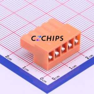 HT396K-3.96-5P Plug-in Terminal Block P=3.96mm Connector ( Connector Type: Male Plug )( Construction: 1x5P )( Pitch: 3.96mm ) - Product Image 2