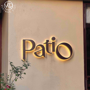 <span class=keywords><strong>Lettere</strong></span> LED Retroilluminate 3D Personalizzate in Tono Oro con Logo per Insegne di Università ed Edifici Aziendali - Product Image 6