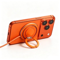 Support pliable, câble de charge sans fil magnétique 25W, type C, cordon tressé pour iPhone, chargeur magnétique avec support de téléphone