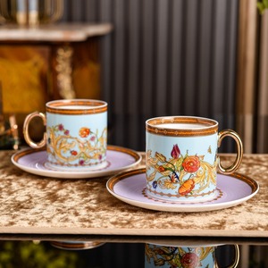 Assiette plate en céramique de style pastoral européen, motif papillon, pour la décoration de table d'hôtel et de salle d'exposition - Product Image 6