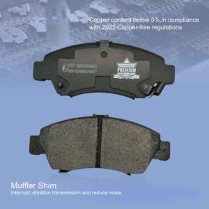 Pastillas de Freno Silenciosas para Vehículos Eléctricos BMW I4 IX3 IX Mercedes EQA <span class=keywords><strong>EQB</strong></span> EQC Audi E Tron - Product Image 6