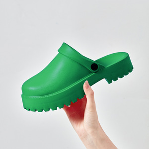 Sandales Mule Type Birkenstocks pour Femmes à Plateforme Élevée, <span class=keywords><strong>Sabots</strong></span> de Jardin à Semelle Épaisse avec Logo Personnalisé - Product Image 2
