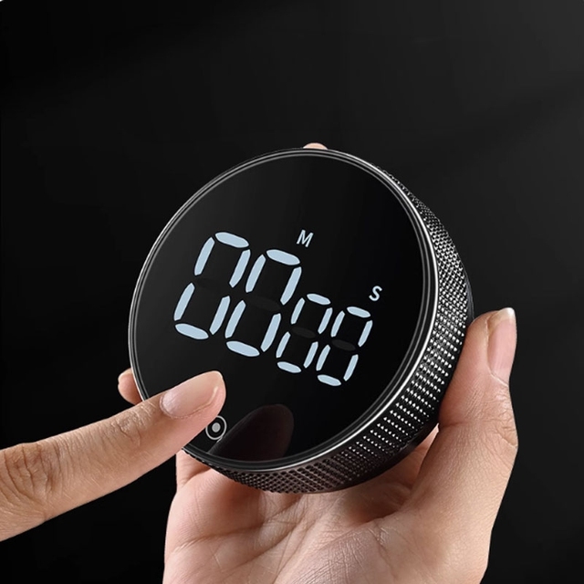 Original Factory Digital Kitchen Timer Large LED Display Adjustable Volume Brightness Countdown Countup Classroom Magnetic Timer