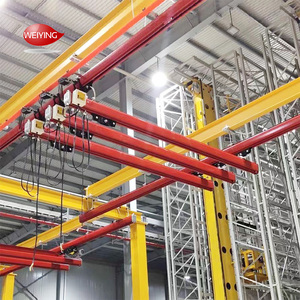 Grúa Monorraíl de Rieles Curvos Flexibles Personalizables, 500 kg, 1 Tonelada, Suspensión de Viga Única - Product Image 4