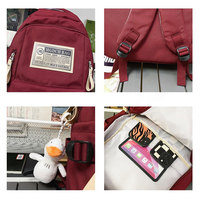 Sac à dos scolaire transfrontalier style japonais simple version coréenne pour lycéens et étudiants universitaires – Vente en gros