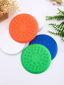 Disque volant en TPR résistant aux morsures pour chiens, jouet interactif en caoutchouc pour l'entraînement en extérieur, jouet à mâcher pour animaux de compagnie, disque volant souple pour chien - Product Image 2