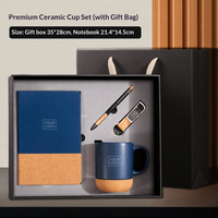 Coffret Cadeau Personnalisé OEM en Bois avec Plateau en Polyuréthane et Mug, Idéal pour Cadeaux d'Affaires, Finition UV et Sérigraphie