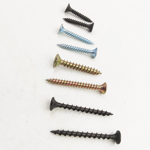 สกรูยิปซัมเกลียวหยาบเคลือบฟอสเฟตสีดำ - Product Image 2