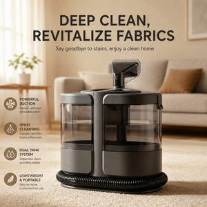 Nettoyeur de tapis et de moquettes pour usage domestique, avec extraction par pulvérisation, pour nettoyer en profondeur les taches d'animaux sur les canapés et les tapis - Product Image 5