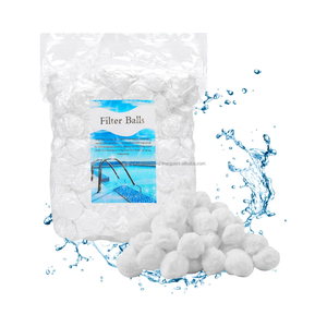 Boule de filtre à sable de matière première de nettoyant de fibre de polyester pour l'accessoire de piscine et d'aquarium - Product Image 4