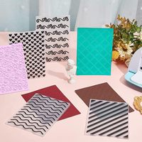 Dossiers de gaufrage 3D personnalisables, gabarit de gaufrage DIY, dossier de gaufrage en plastique pour la création de cartes