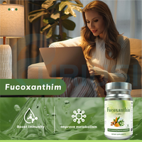 Directement du fabricant : Capsules de Fucoxanthine pure et GABA pour stimuler l'immunité et améliorer le métabolisme – Complément de Fucoxanthine