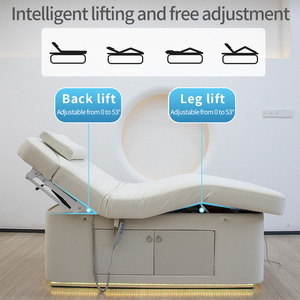 Bojue Beauty Facial <span class=keywords><strong>Spa</strong></span> <span class=keywords><strong>Table</strong></span> de <span class=keywords><strong>massage</strong></span> réglable Tables de <span class=keywords><strong>massage</strong></span> médical Lits Fonction chauffante <span class=keywords><strong>Table</strong></span> de <span class=keywords><strong>massage</strong></span> électrique <span class=keywords><strong>Spa</strong></span> - Product Image 4
