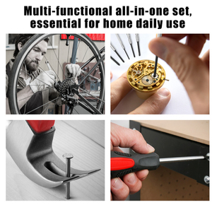 Kit <span class=keywords><strong>d</strong></span>'outils multifonctionnels pour la maison, tournevis, clé <span class=keywords><strong>à</strong></span> douille, ensemble de clés <span class=keywords><strong>à</strong></span> cliquet avec étui de rangement rigide pour les réparations domestiques quotidiennes - Product Image 4